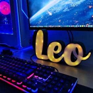 Mini lampara decoración personalizada