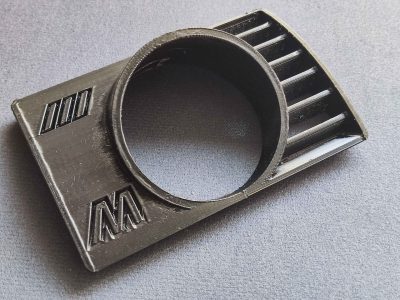 Soporte reloj aireador central bmw e46 logo M - Imagen 5