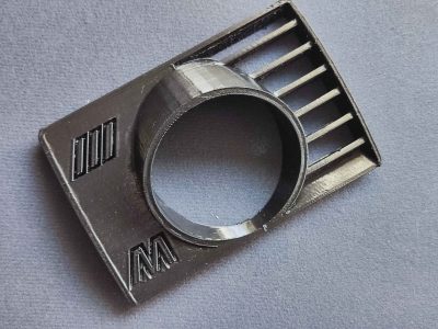Soporte reloj aireador central bmw e46 logo M - Imagen 2