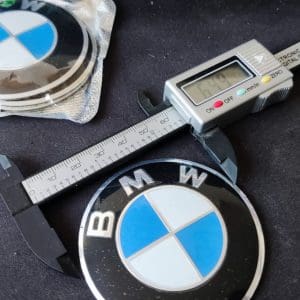 Emblema bmw 65mm metálico