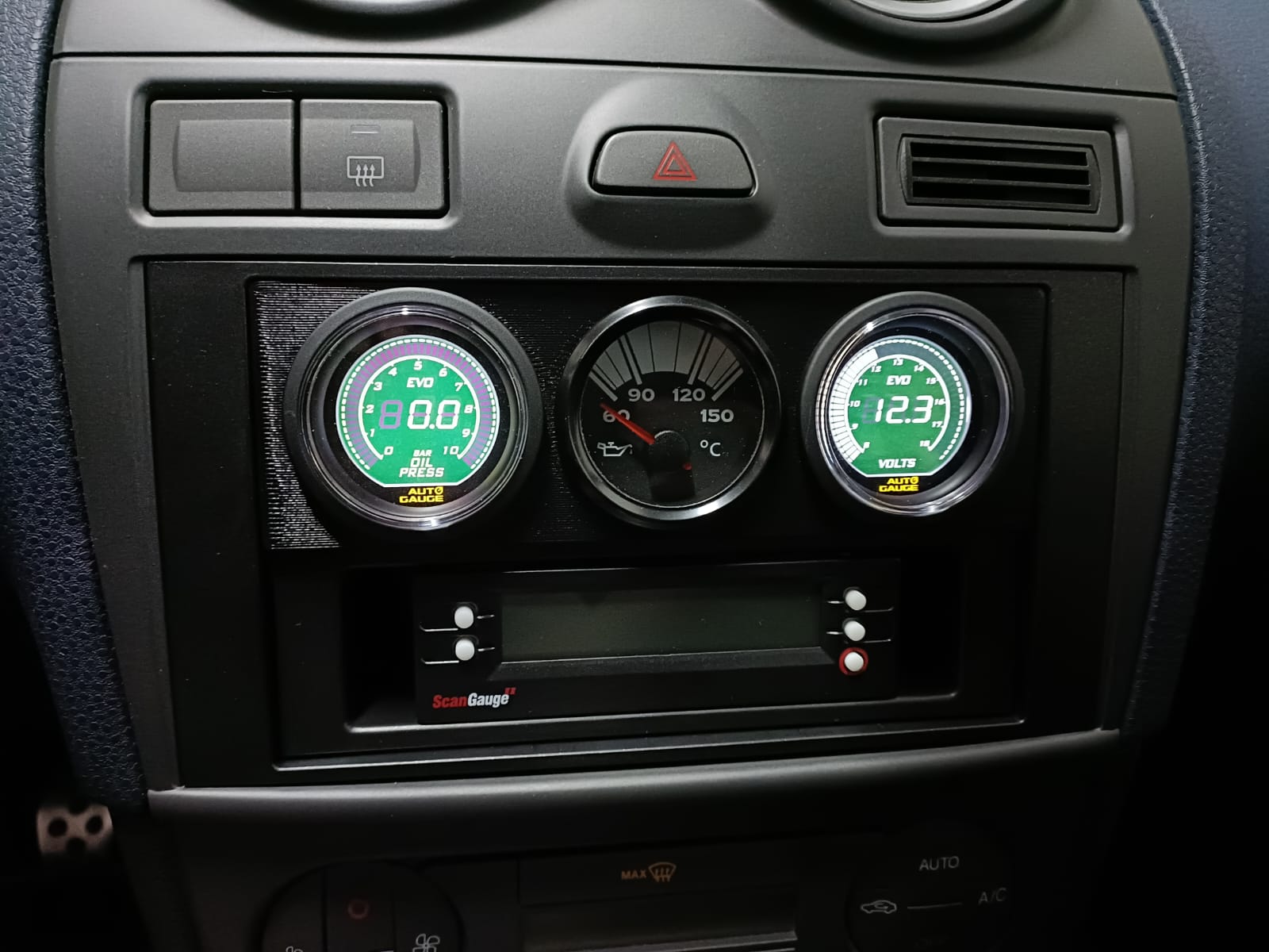 Soporte relojes ford fiesta MK5 - Imagen 2
