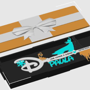 Llave Disney personalizada “nos vamos a Disney” Frozen