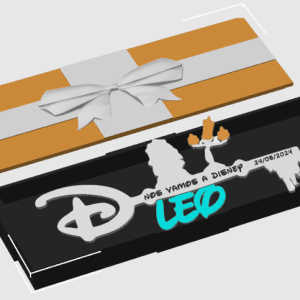Llaves Disney “nos vamos a Disney” personalizadas Bella