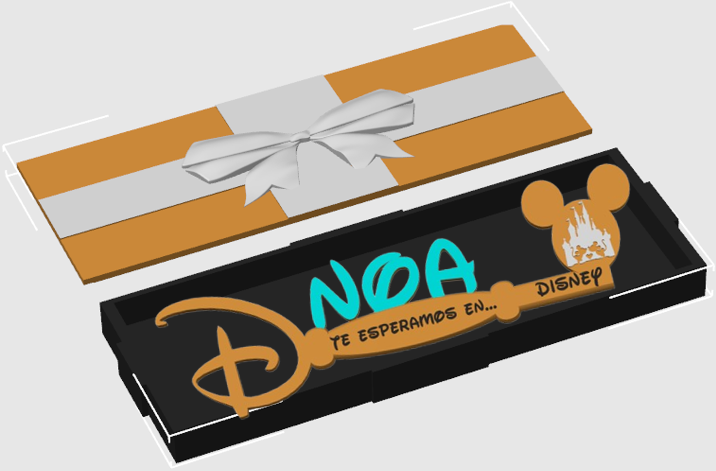 Llaves Disney personalizadas “nos vamos a Disney” mickey