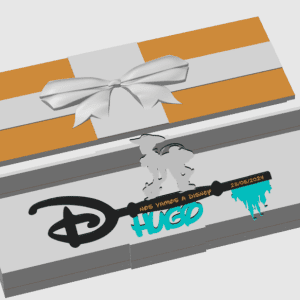 Llave customizada Disney “nos vamos a Disney”