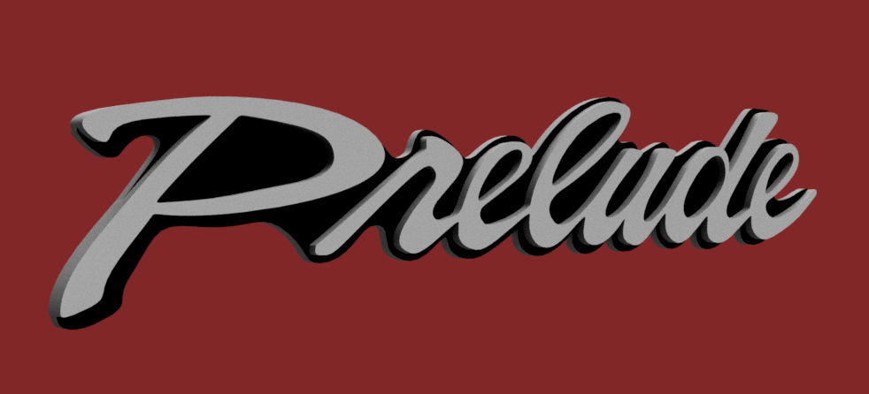 Insignia emblema honda prelude - Imagen 4