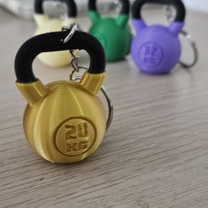 Llavero Kettlebell personalizado